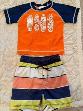Hanna Andersson + Old Navy Toddler Swim Set 18-24M 🌊